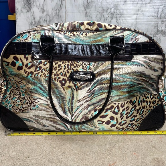 Kathy Van Zeeland Rolling Duffle Bag - Picture 13 of 16